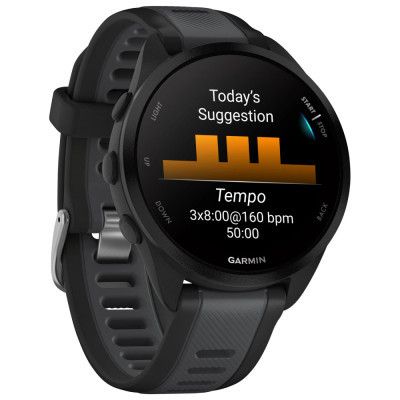 - Garmin Forerunner 165 Music, Black/Slate Grey, GPS (010-02863-30) -  3