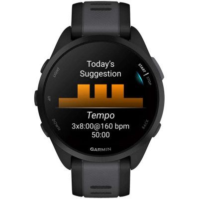 - Garmin Forerunner 165 Music, Black/Slate Grey, GPS (010-02863-30) -  9