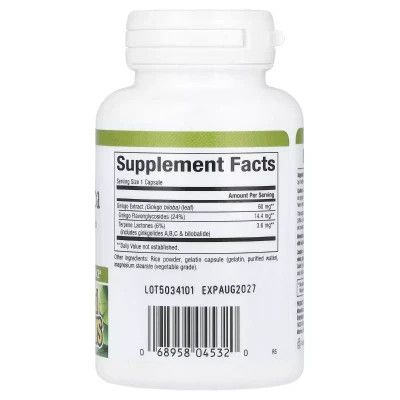 -  Natural Factors  , Ginkgo Biloba, 60  (NFS-04532) -  2