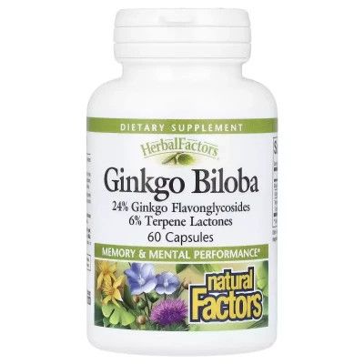 -  Natural Factors  , Ginkgo Biloba, 60  (NFS-04532) -  1