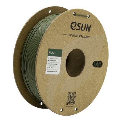   3D- eSUN PLA+ 1.75, 1, olive green (PLA+P175OG1) -  1