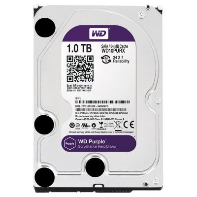   WD 3.5" 1TB (WD10PURX) -  2