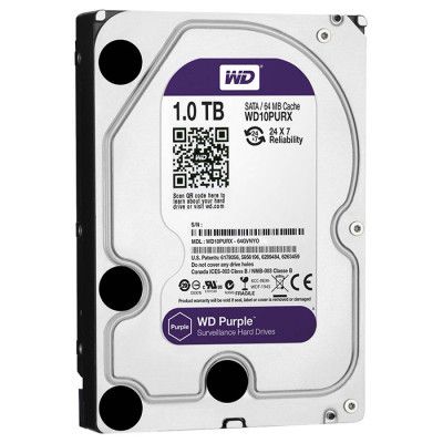   WD 3.5" 1TB (WD10PURX) -  1