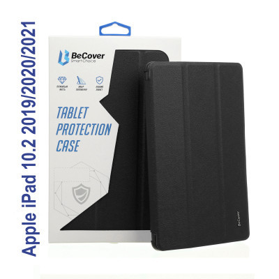    BeCover Tri Fold Hard Apple iPad 10.2 2019/2020/2021 Black (706864) (706864) -  1