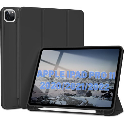    BeCover Tri Fold Hard TPU Apple iPad Pro 11 2020/2021/2022 Black (711109) -  2