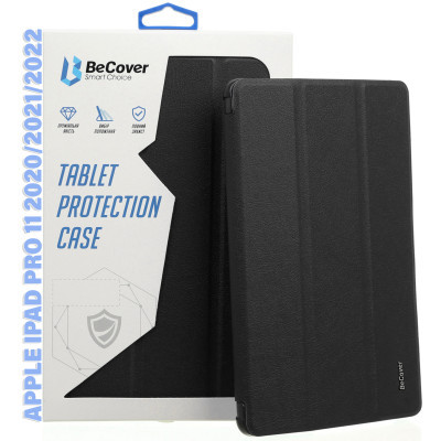    BeCover Tri Fold Hard TPU Apple iPad Pro 11 2020/2021/2022 Black (711109) -  1