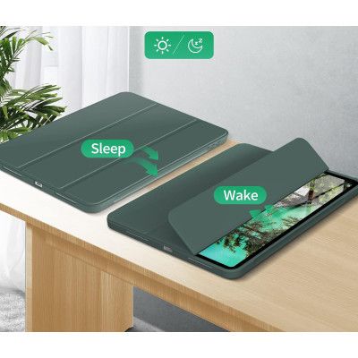    BeCover Tri Fold Hard TPU Apple iPad Pro 12.9 2020/2021/2022 Dark Green (711116) -  6