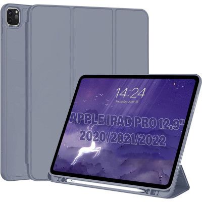    BeCover Tri Fold Hard TPU Apple iPad Pro 12.9 2020/2021/2022 Purple (711117) -  2