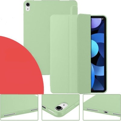    BeCover Tri Fold Soft TPU Silicone Apple iPad Air (4/5) 2020/2022 10.9" Green (711131) -  3