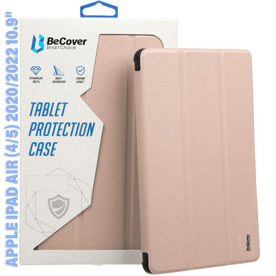    BeCover Tri Fold Soft TPU Silicone Apple iPad Air (4/5) 2020/2022 10.9" Pink (711133) -  1