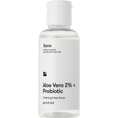    Sane Aloe Vera 2% + Probiotic Calming Face Toner  50  (4820266831271) -  1