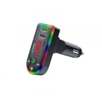 FM  Havit HV-FM813BT 2USB+USB-C RGB Black (HV-FM813BT Black) -  1