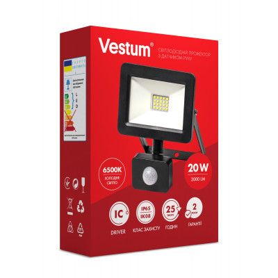  Vestum LED    20W 2 000 6500K 175-250V IP65 (1-VS-3010) -  3