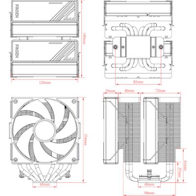    ID-Cooling Frozn A620 Black (FROZN A620 Black) -  7