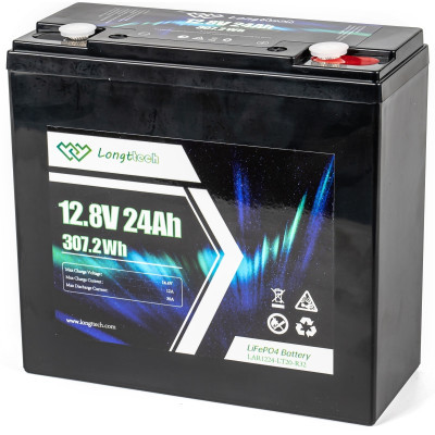     LiFePo4 Longttech LiFePO4 12.8V - 24Ah (LAR1224-LT20-R32) -  2