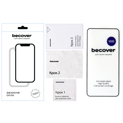   BeCover Poco X6 Pro 10D Black (711342) -  2