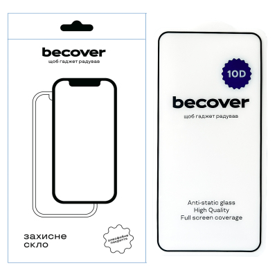   BeCover Poco X6 Pro 10D Black (711342) -  1