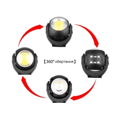 ˳ Quantum worklight Transformer 5W LED+COB  USB (QM-FL2020) -  10