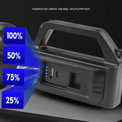 ˳ Quantum Tracker 3W LED+COB   Power Bank (QM-FL1063) -  8