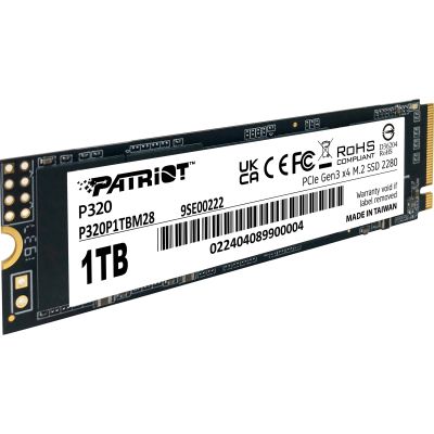 SSD  Patriot P320 1TB M.2 2280 (P320P1TBM28) -  2