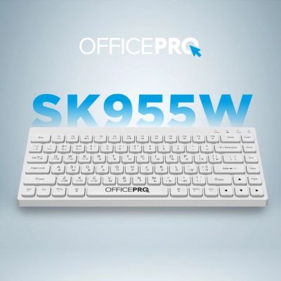  OfficePro SK955W Wireless/Bluetooth White (SK955W) -  6