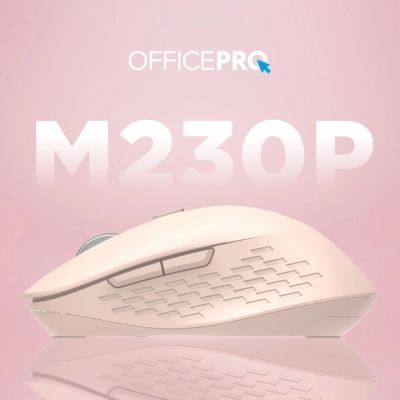  OfficePro M230P Silent Click Wireless/Bluetooth Pink (M230P) -  5