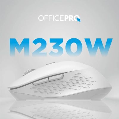  OfficePro M230W Silent Click Wireless/Bluetooth White (M230W) -  5