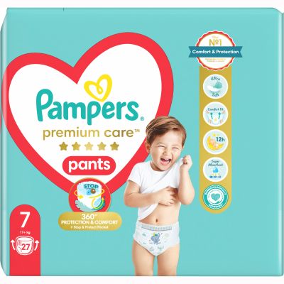 ϳ Pampers Premium Care Pants   7 (17+ ) 27 . (8006540807026) -  2