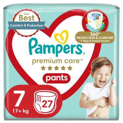 ϳ Pampers Premium Care Pants   7 (17+ ) 27 . (8006540807026) -  1