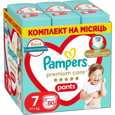  Pampers Premium Care Pants   7 (17+) 80 . (8700216338981) -  1