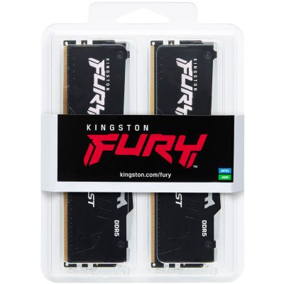  '  ' DDR5 32GB (2x16GB) 6000 MHz Beast RGB EXPO Kingston Fury (ex.HyperX) (KF560C30BBEAK2-32) -  6