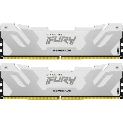  '  ' DDR5 32GB (2x16GB) 7200 MHz Renegade White XMP Kingston Fury (ex.HyperX) (KF572C38RWK2-32) -  1