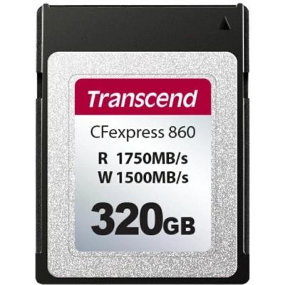  '  ' Transcend 320GB CFExpress Gen3x2 (TS320GCFE860) -  1