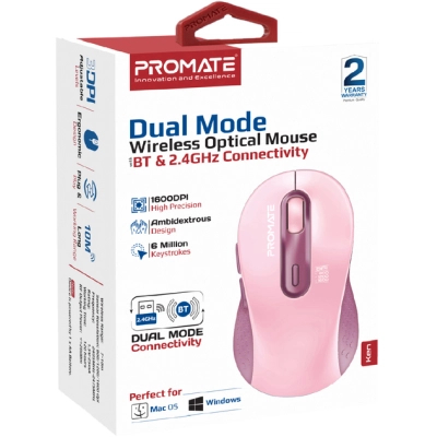  Promate Ken Wireless/Bluetooth Pink (ken.pink) -  2