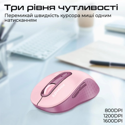  Promate Ken Wireless/Bluetooth Pink (ken.pink) -  4