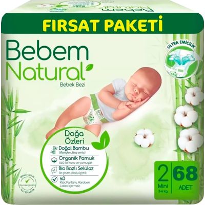 ϳ Bebem Natural 2 mini 3-6  68  (8690536831944) -  1