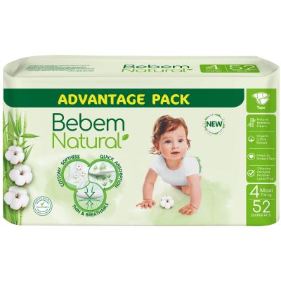 ϳ Bebem Natural 4 maxi 7-14  52  (8690536836307) -  1