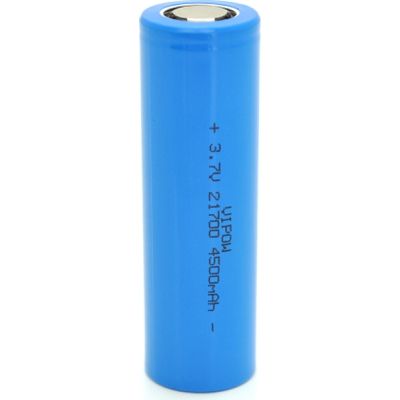  21700 4500mAh, 3.7V, Blue, FlatTop Vipow (ICR21700-4500mAhFT / 31079) -  1