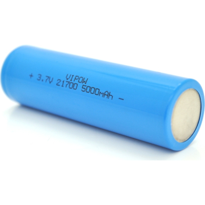  21700 5000mAh, 3.7V, Blue, FlatTop Vipow (ICR21700-5000mAhFT / 31080) -  2