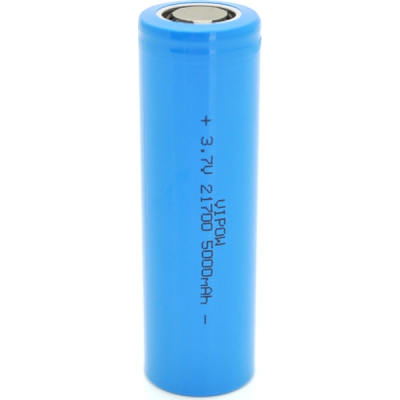  21700 5000mAh, 3.7V, Blue, FlatTop Vipow (ICR21700-5000mAhFT / 31080) -  1