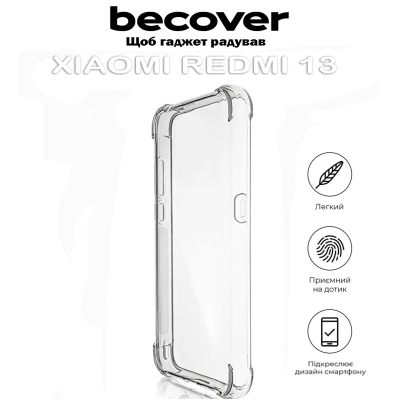     BeCover Anti-Shock Xiaomi Redmi 13 Clear (711545) -  4