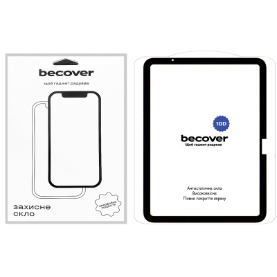   BeCover 10D Apple iPad Air 11" M2 2024 Black (711675) -  1