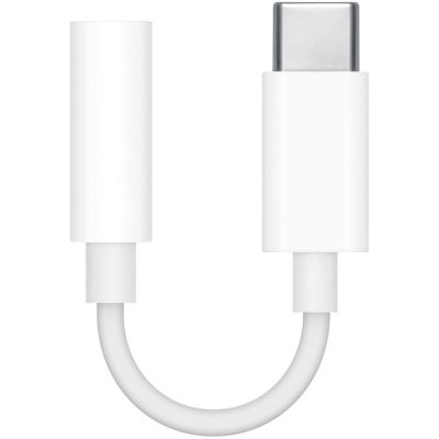  Apple USB-C to 3.5 mm Headphone Jack Adapter, Model A2155 (MW2Q3ZM/A) -  1