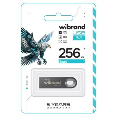 USB   Wibrand 256GB Eagle Grey USB 3.2 Gen 1 (USB 3.0) (WI3.2/EA256U10G) -  3