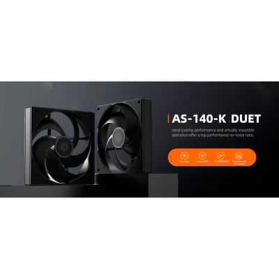    ID-Cooling  ID-Cooling AS-140-K Duet Black (AS-140-K DUET) -  6