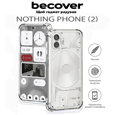     BeCover Anti-Shock Nothing Phone (2) Clear (711792) -  4