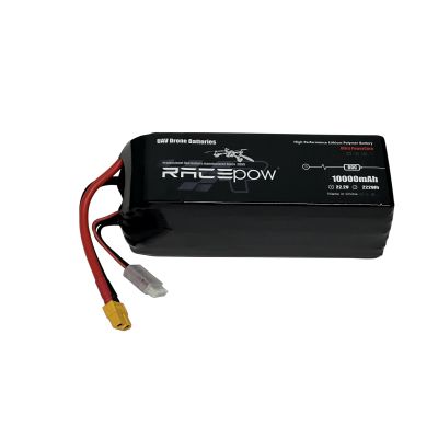    RacePow Lipo 6s 10000mAh 60C XT60 (10000mAh-6s-60C) -  4