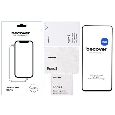   BeCover Tecno Spark 20 Pro (KJ6) 10D Black (711819) -  3