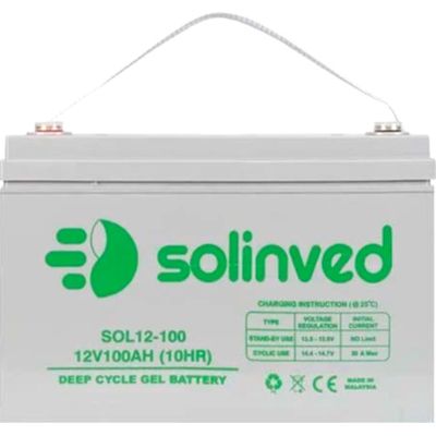       Solinved 12V-100Ah, GEL (SLG100-12) -  2