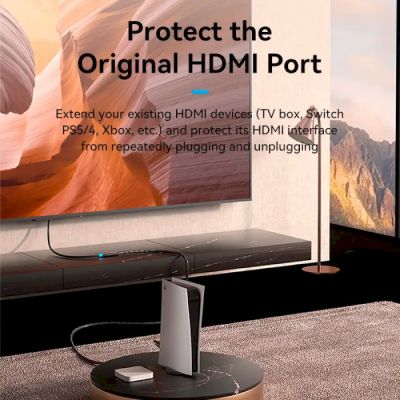   HDMI M to HDMI F 2.0m V2.0 4K 60Hz PVC Vention (AHCBH) -  3